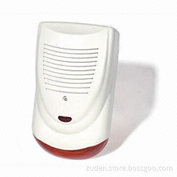 Outdoor Waterproof Siren with Battery Backup, 120dB, Highly Resistant ABS Housing, UV Prevention